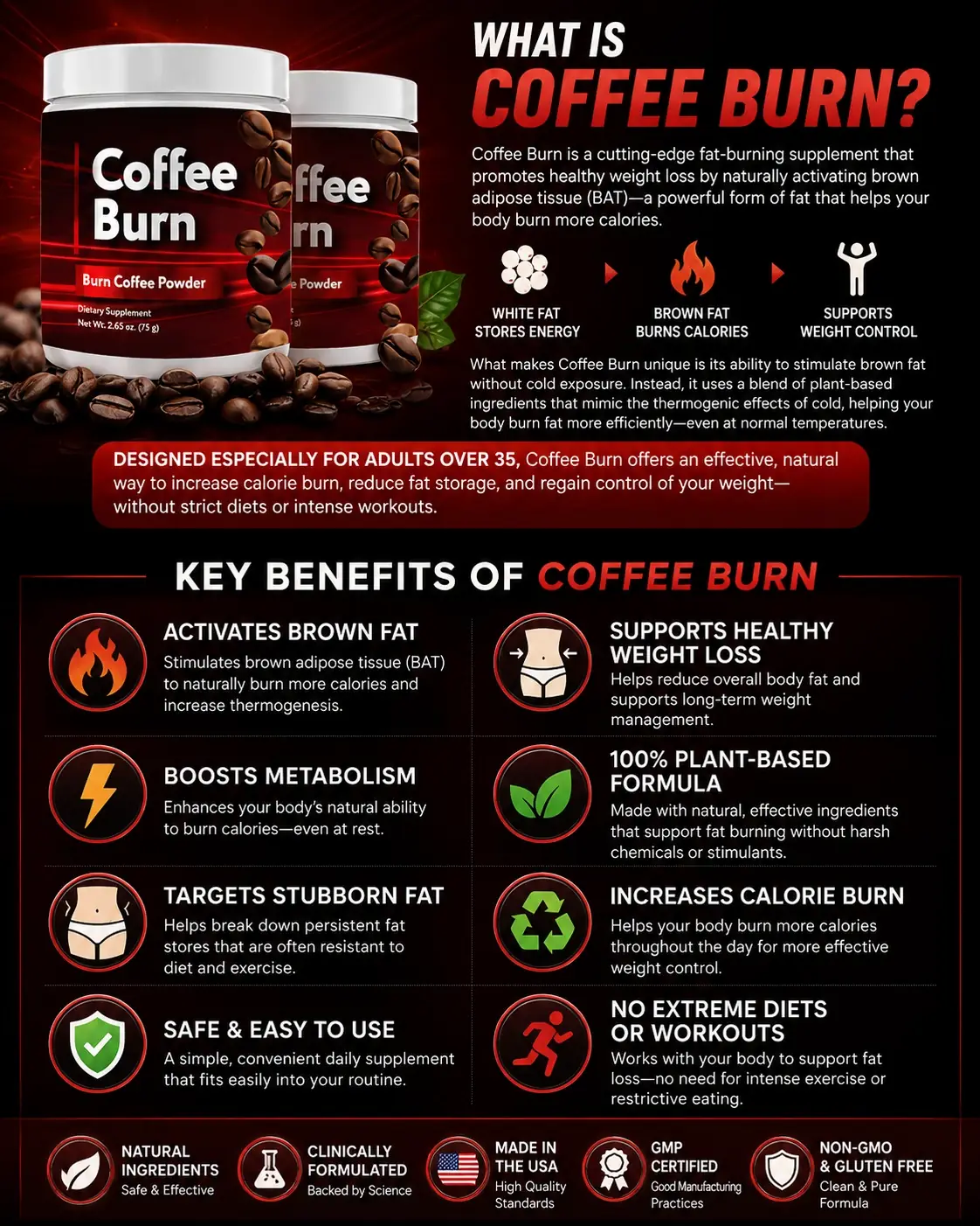 Coffee Burn ingredients guide